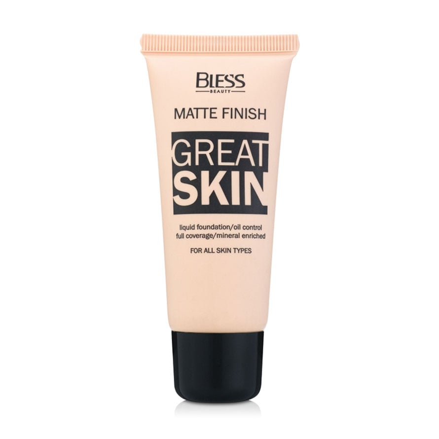 Уцінка! Тональний крем для обличчя Bless Beauty Great Skin Matte Finish 04 Sand, 30 мл